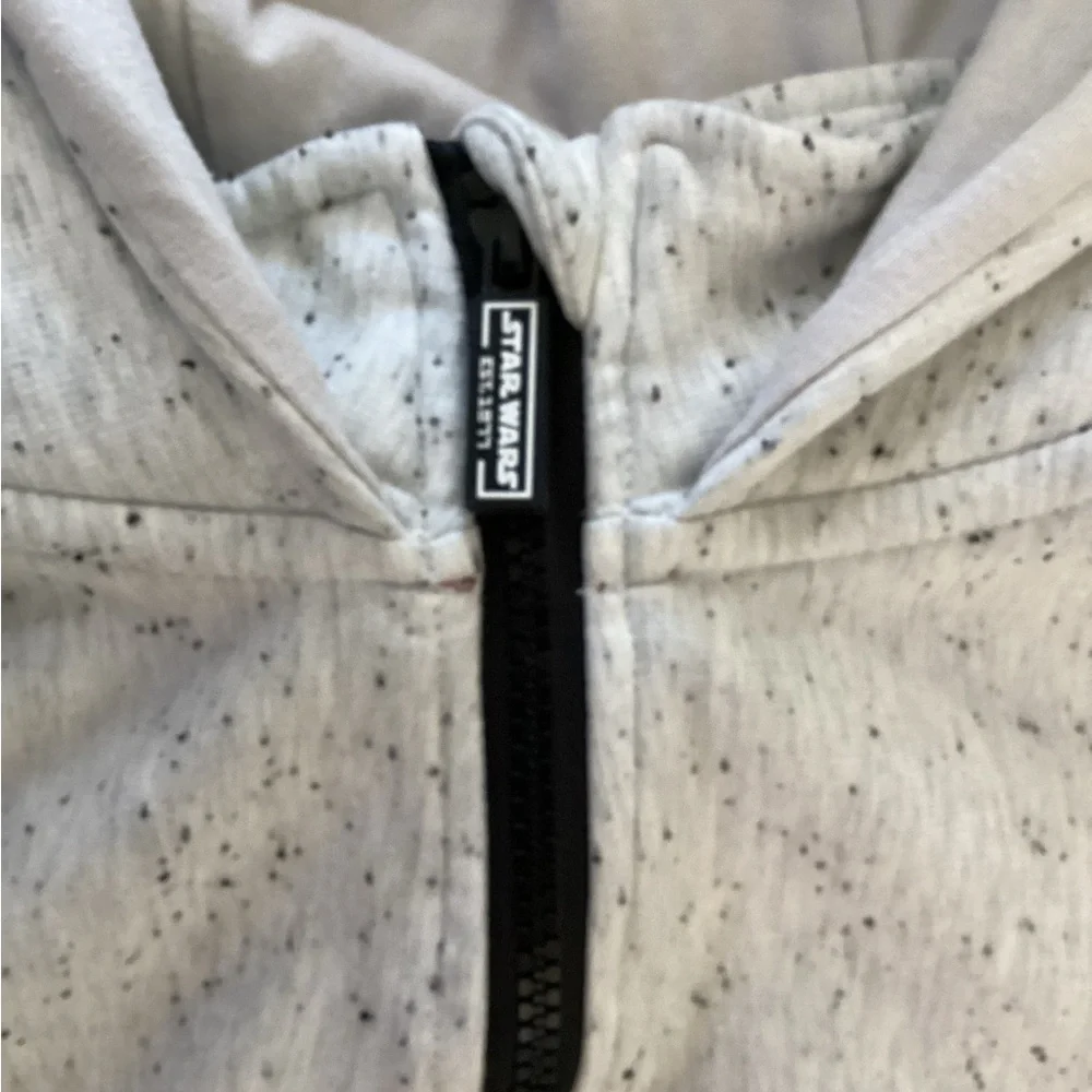 Disney Star Wars Youth L Hoodie Size w/ Aurebesh Writing on Back